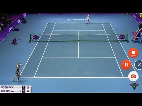 Caroline Wozniacki VS Anastasia Potapova | St. Petersburg highlights 2018 |