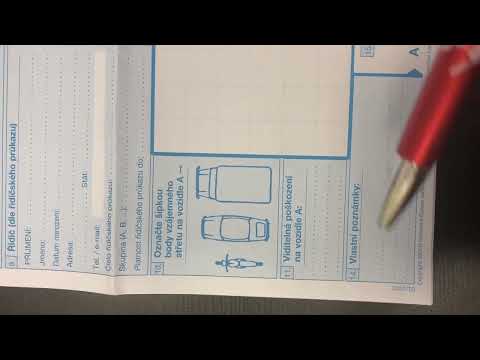 Jak vyplnit Záznam o dopravní nehodě neboli Euroformulář?
