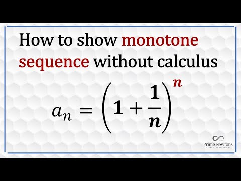 How to prove monotone sequences