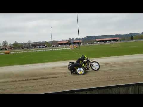 Pfarrkirchen Sandbahn Training Langbahn  Seitenwagen 23.04.2022
