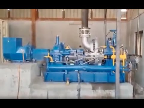 800 kw single-stage steam turbines with gearbox