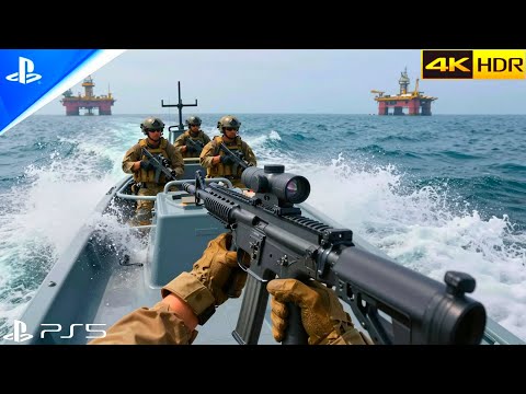 Operazione segreta su piattaforma petrolifera offshore 🔥 | Gameplay stealth ultra realistico 4K 6...