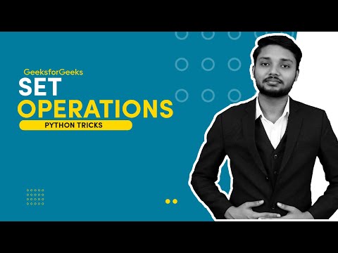 Set Operations Python Tricks