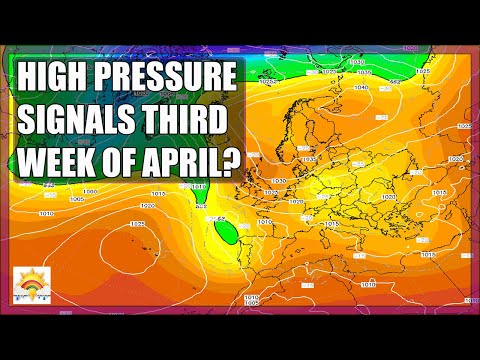 Ten Day Forecast: High Pressure Signals Third Week Of April & ECMWF Seasonal Model Latest...