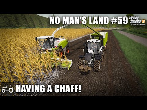 Chopping Corn, Selling Bales & Milk, No Man's Land #59 Farming Simulator 19 Timelapse