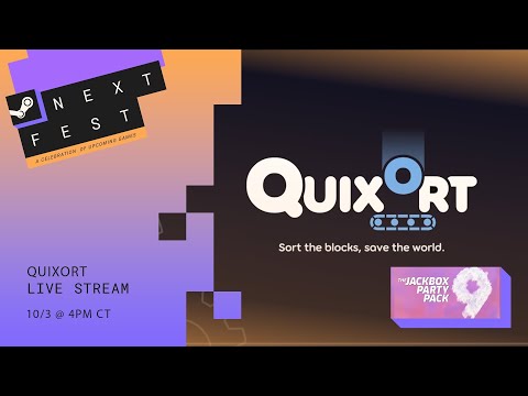Let's Play Quixort! | Party Pack 9 is available for demo on Steam