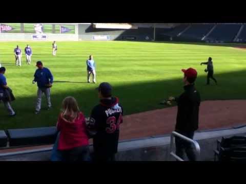 Playing catch with Derek Lowe