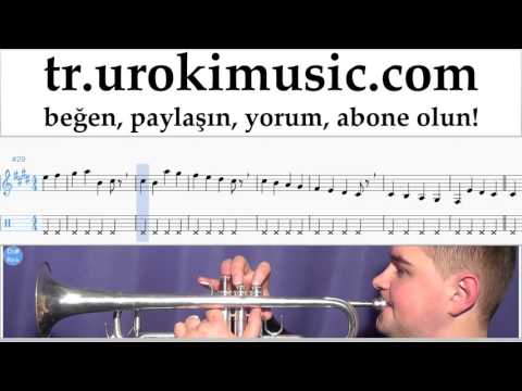 Trompet dersleri Luis Fonsi - Despacito Notalar Eğitim Bölüm#1 um-a723