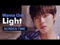Wanna One " Light " Screen Time Distribution 各成員MV畫面時間統計 워너원 Wanna One " Light " Screen Time Distribution 各成員MV畫面時間統計 워너원