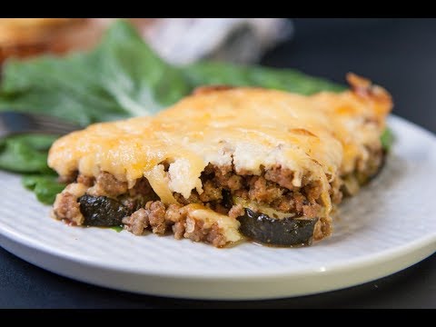 Keto Beef Moussaka With Zucchini Low Carb Recipe