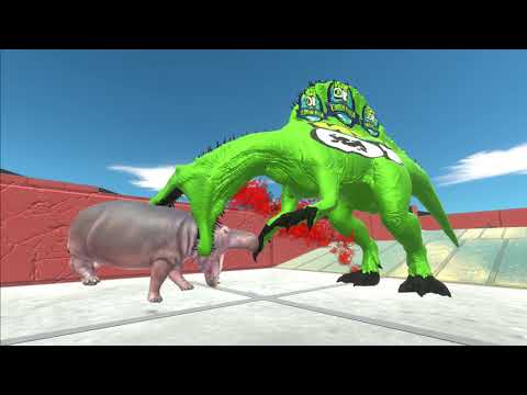 SPINOSAURUS BEN 10 DEATH RUN - Animal Revolt Battle Simulator