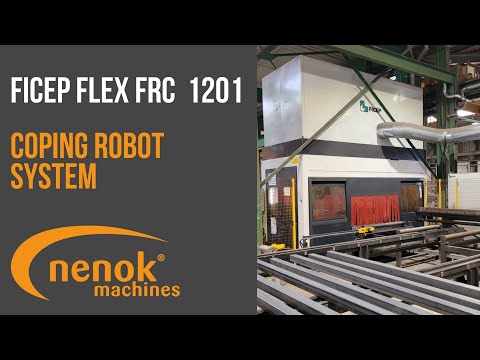 Ficep Flex FRC 1201 Coping Robot System - Thermal Cutting and Notching