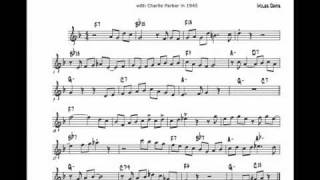 Miles Davis solo:  Now's the Time