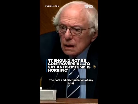 Sanders: 'It should not be controversial to say antisemitism is horrific'