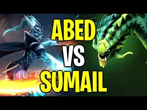 DOTA 2 ABED vs SUMAIL in Solo MMR - The Battle of Meta Hero