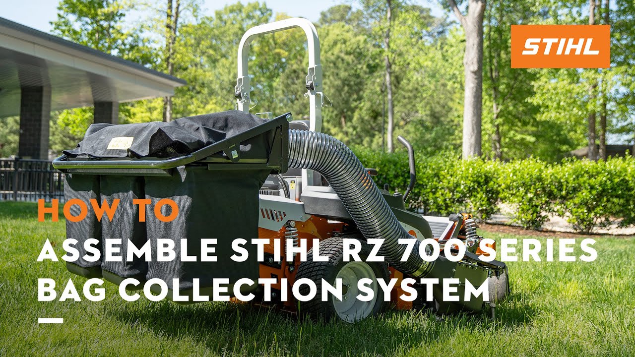 How to Assemble: STIHL RZ 700 Series Bag Collection System | STIHL Tutorial