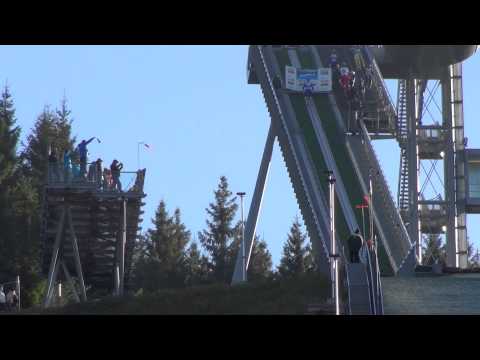 Skispringen Sommer-Grand-Prix Klingenthal 03.10.2013 - Janne Ahonen (Erster Durchgang)