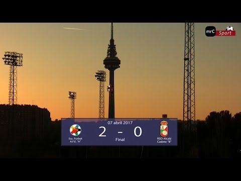 Goles: Esc. Fútbol A.F.E. "A" vs RSD Alcalá (Cadete B) - 07 abril 2017