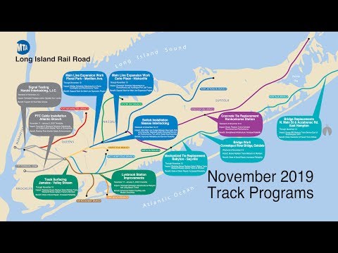 MTA LIRR Systemwide Improvements: November 2019 Track Programs Video