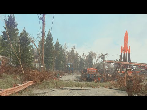Red Rocket Settlement Tour - Fallout 4 [PC Build] Lore Friendly Outpost!
