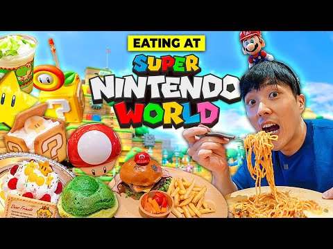 I Tried Every Food of Super Nintendo World!