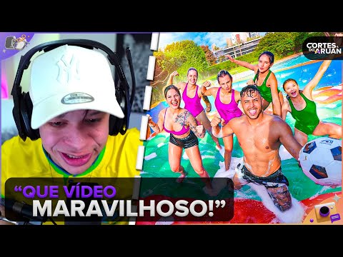 ARUAN REAGE: JOGO DO FUTSABÃO COM AS MENINAS EM CASA [EP.22] (RENATO GARCIA) - Cortes do Aruan