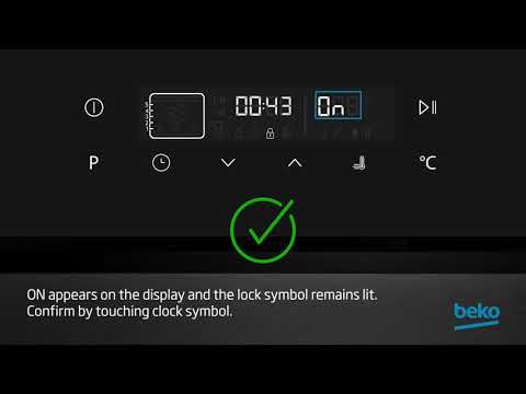 How to activate and deactivate keylock on my oven?  | by Beko