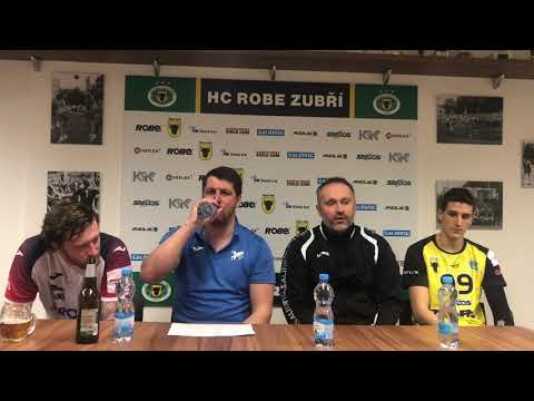 Tisková konference HC ROBE Zubří - HBC Jičín