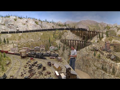 Model railway Bockerl in Bavaria and US narrow-gauge railway Wild West