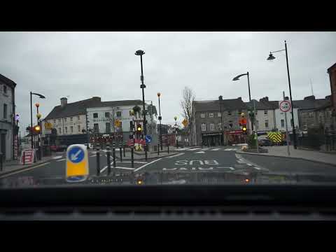 Navan Town drive around before new traffic directions 2024