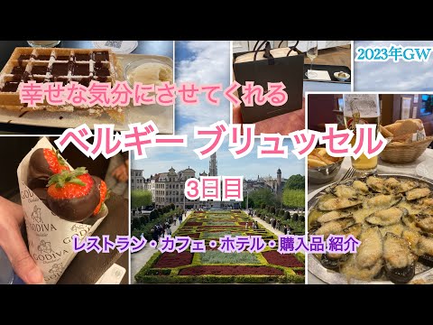 Fiquei muito satisfeito em comer, comprar e ficar! Bélgica Bruxelas Dia 3 / Delvaux / PRIMARK HAUL [2023GW]