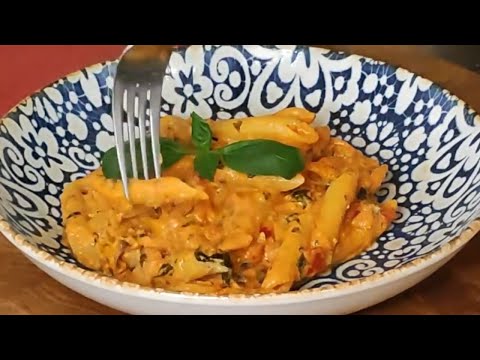 Ricetta Greca Pasta con Formaggio Feta e Peperone @ChefJasonznc