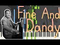 Art Tatum - Fine And Dandy 1941 (Harlem Stride Piano Synthesia)