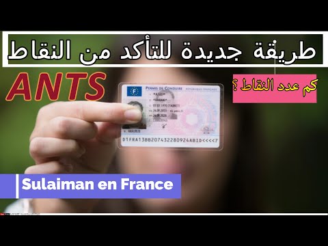 كيف؟؟/طريقة جديدة و سهلة للتأكد من عدد النقاط رخصتك  موقع ANTS شهادة السواقة الفرنسية  #fyp #France