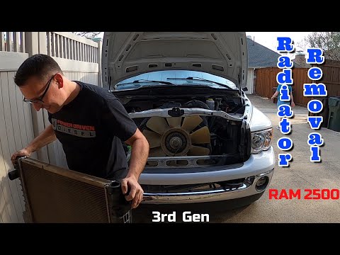 RAM 2500 Radiator Removal | 3rd Gen Cummins | Part 1 of 4 Project