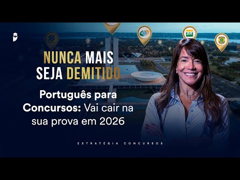 Português para Concursos: Vai cair na sua prova em 2026 - Nunca mais seja demitido