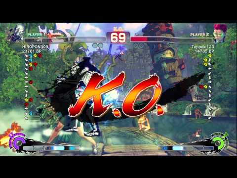 HIROPON [Seth] vs Teppeki123 [Viper] SSF4 Japanese Online Ranked Matches - TRUE-HD