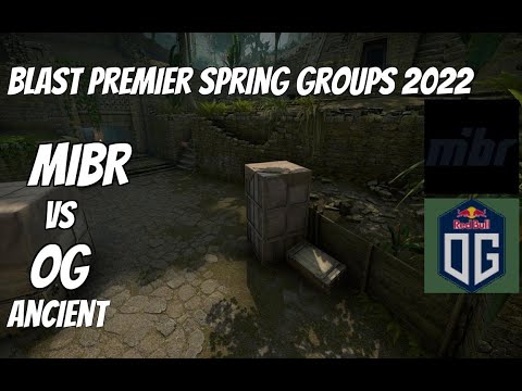 MIBR vs OG Highlights / Upper Bracket final at BLAST Premier Spring Groups 2022