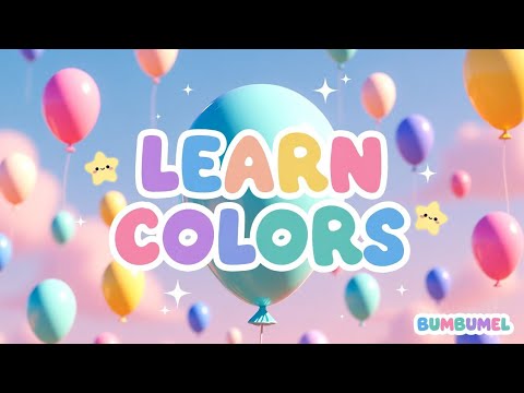 Learn Colors with Balloons 🎈 | Color Balloon Song for Kids | BUMBUMEL #cartoon #song #kidslearning 