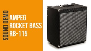 Video thumbnail for Ampeg Rocket Bass RB115 - Sound Demo (no talking) by Bass Bonedo