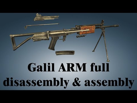 Galil ARM: full disassembly & assembly | World of Guns