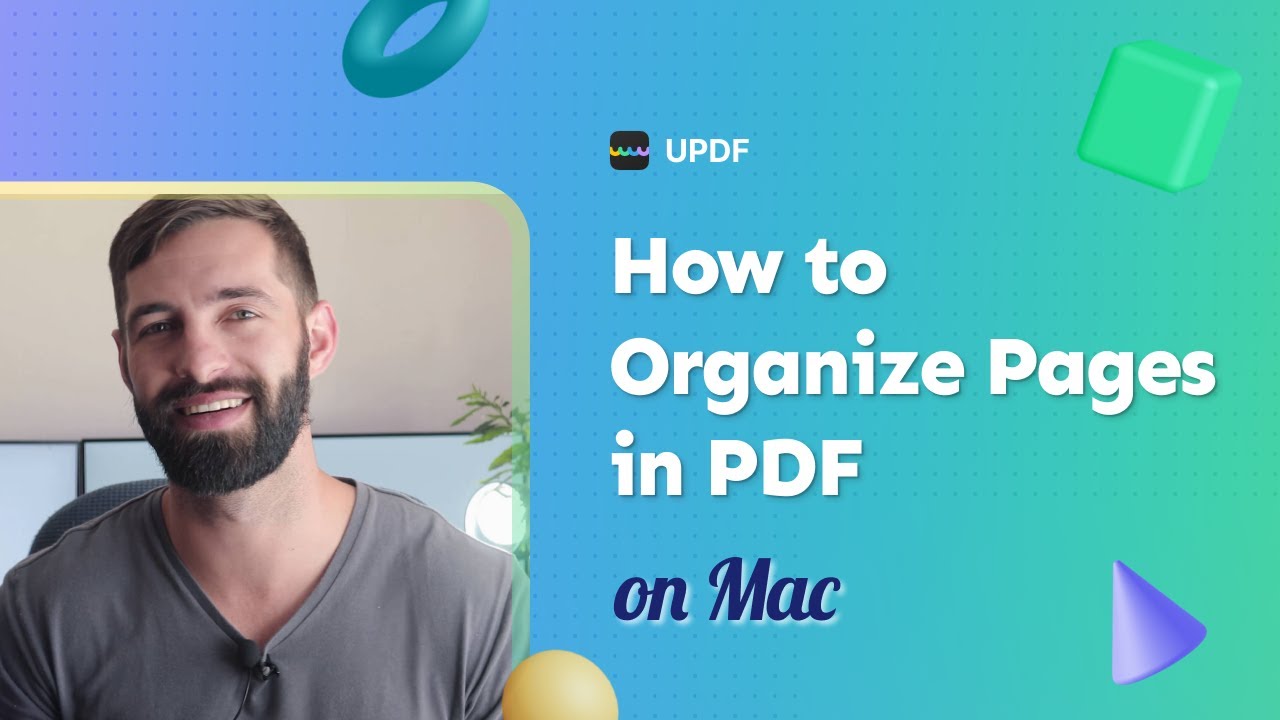 How to Organize PDF Pages on Mac | UPDF