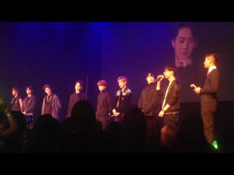 [FANCAM] 161113 GOT7 - JB's Thank You