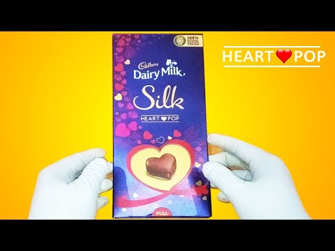Unboxing and Review of Cadbury Dairy Milk Silk Heart Pop II jhakash Review