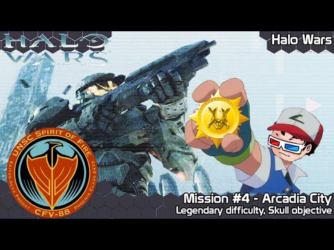 Halo Wars Definitive Edition Campaign - 04 Arcadia City (Legendary Difficulty)