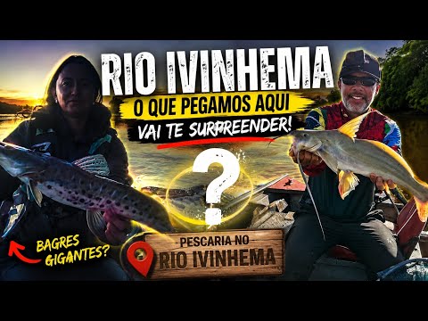 PESCARIA NO RIO IVINHEMA, ACERTAMOS OS PEIXES DE COURO