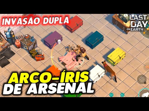 ARCO-ÍRIS DE ARSENAL DE ARMAS NA INVASÃO DUPLA - Last Day On Earth