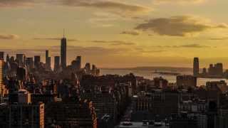 Sunset Time Lapse, New York City, Jan 2014