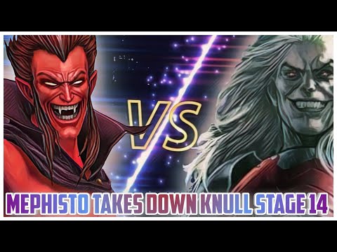 MEPHISTO TAKES DOWN KNULL STAGE 14 UNDER 3 MINUTES ( MARVEL FUTURE FIGHT)