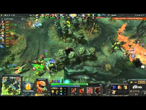 Na'Vi vs Sigma Game 5 DOTA 2 Champions League TobiWan & Capitalist